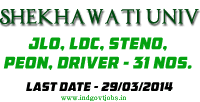 Shekhawati-University-Jobs-