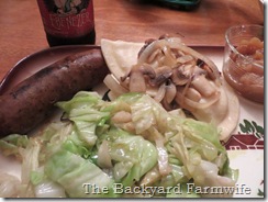 garlic black pepper sausage - The Backyard Farmwife
