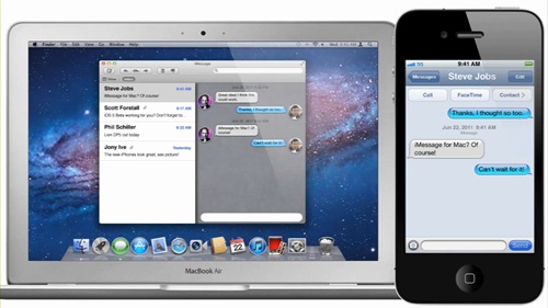OS X Lion 中發現有關於 iMessage 的程式碼敘述