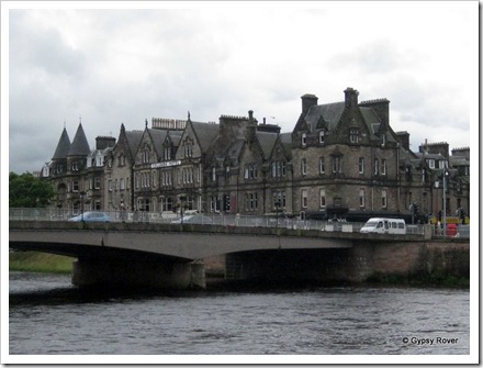 Views along the river Ness through Inverness.