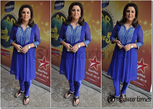 Farah_Khan_Blue_Salwar_Kameez Farah_Khan_Blue_Salwar_Kameez