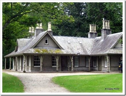 The Garden cottage at Balmoral castle which was an isolation hospital for 2 years.