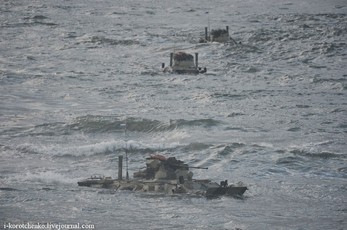 "Запад-2013": Высадка на побережье