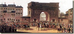 Entrée des russes à Paris en 1814