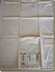 Emboidered towel