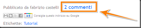 come ingrandire link commenti home page blogger