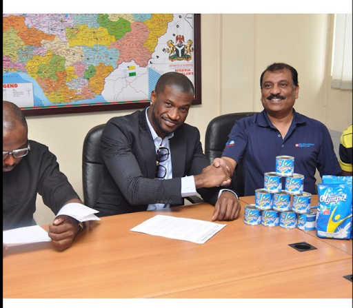 Peter Psquare Okoye Becomes Olympic Milk Ambassador 3