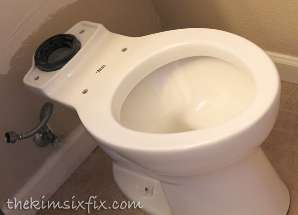 New toilet installation