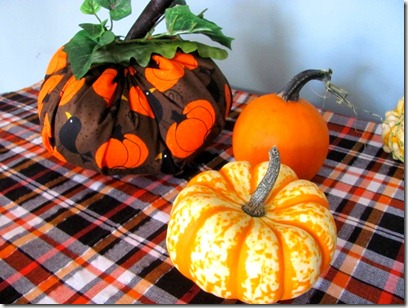 fabric pumpkin fun