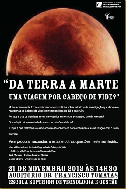 Da Terra a Marte. convite