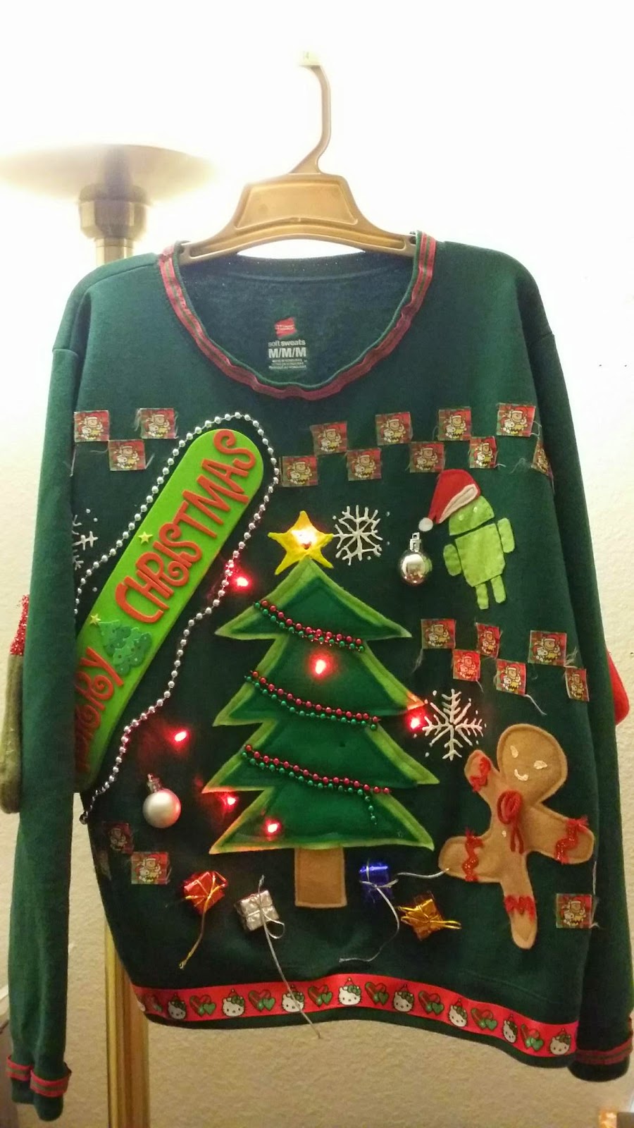 Little Lazy Friends DIY Ugly Christmas Sweater