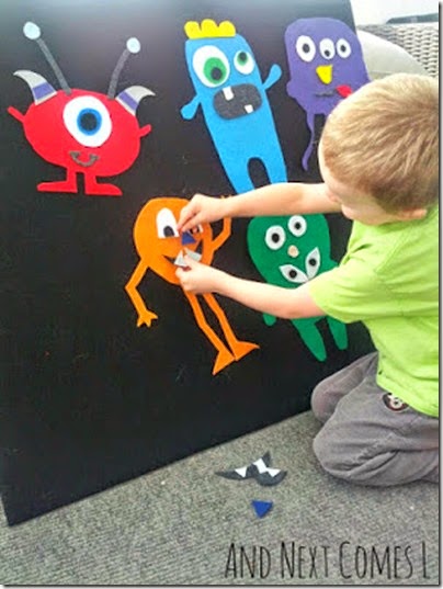Easy, reusable Monster Kids Activities Easy, reusable Monster Kids Activities. #kidsactivities #monsters