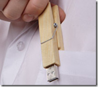 Chiavetta USB pinza per stendere