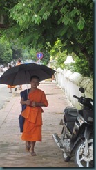 Monk in typical garb