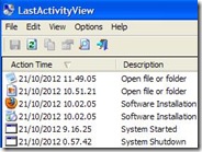 Vedere l'attività svolta da un utente Windows al PC: LastActivityView