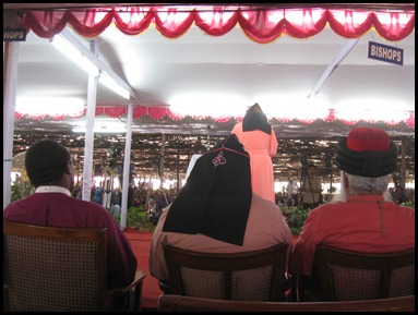 Inside main Panthal - Three Bishops of Three Denominations Anglican, Mar Thoma, Church of the East
