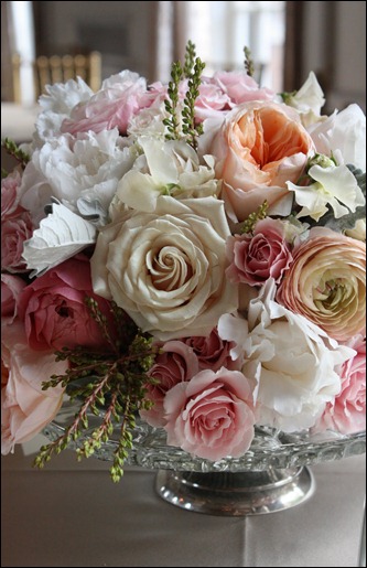 centerpiece 3 blush floral design