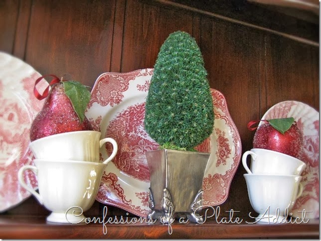 CONFESSIONS OF A PLATE ADDICT Farmhouse Christmas on the Hutch CONFESSIONS OF A PLATE ADDICT Farmhouse Christmas on the Hutch