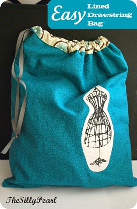 Peach Mini Drawstring Bag -Free Pattern | Cobblerscabin's