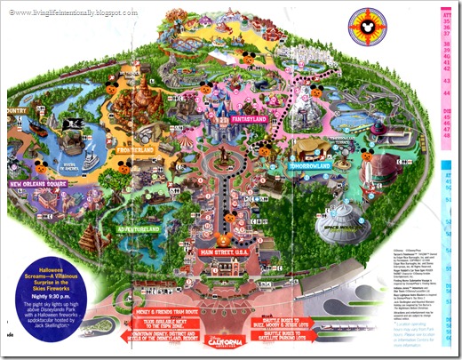 Disneyland Halloween Party 2012 MAP Disneyland Halloween Party 2012 MAP
