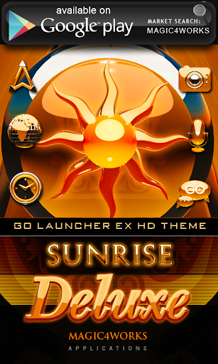 【免費個人化App】Sunrise Deluxe Digital Clock-APP點子