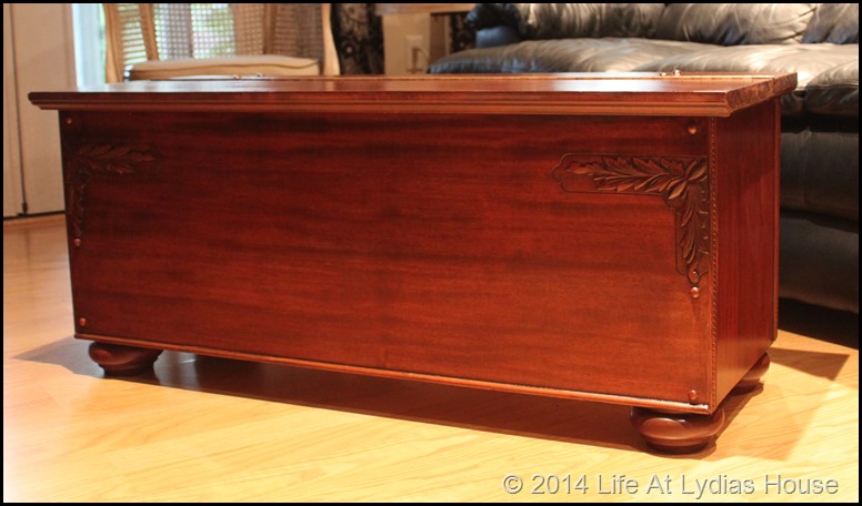 blanket chest from piano parts