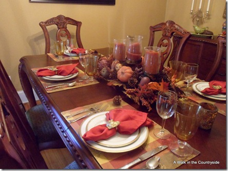A Walk in the Countryside: Thanksgiving Table