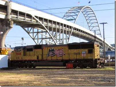 IMG_6474 Union Pacific SD90M #3908 at Albina Yard in Portland on May 22, 2007