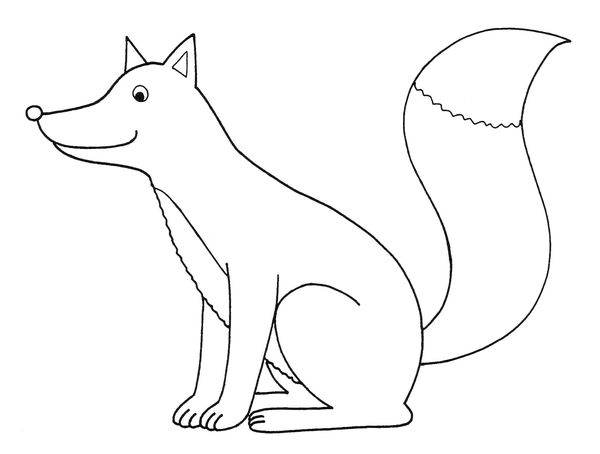 DIBUJOS DE ZORROS PARA COLOREAR