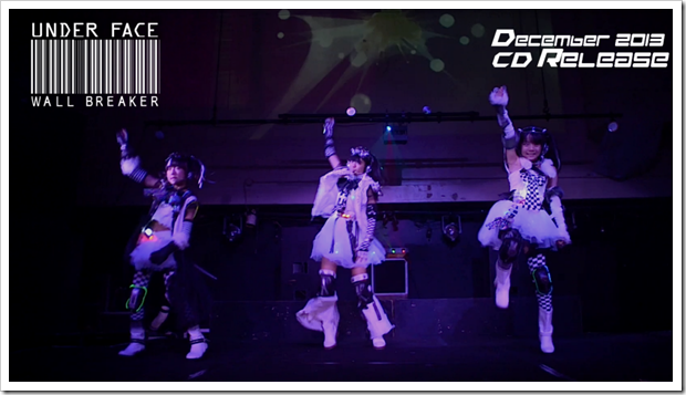UNDER FACE - WALL BREAKER 3rd single december release UNDER FACE - WALL BREAKER 3rd single december release