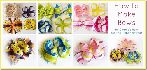 Fabric Bows and More: How to Make Bows by The Ribbon Retreat