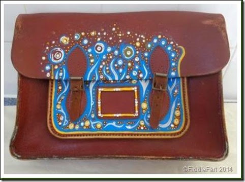Handpainted satchel 1
