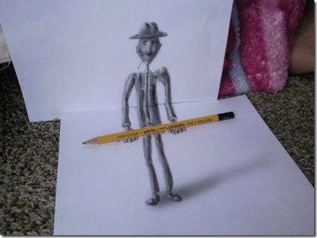 Desene 3D în creion – iluzii optice - Inedit
