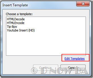 Dynamic Template Plugin for Windows Live Writer