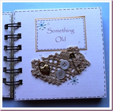 Something Old Bind It All Mini Wedding Book