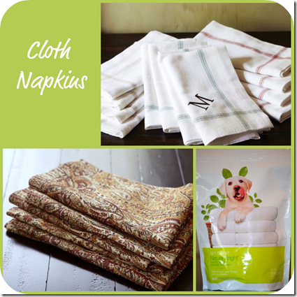 Cloth Napkin Collage
