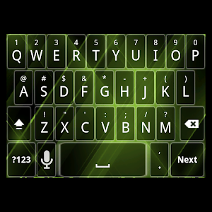 Green Tron Keyboard Skin