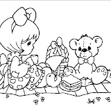 NIÑA MERIENDA OSO PM