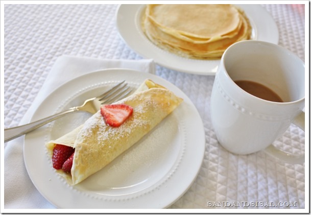 Strawberry Crepes 