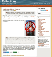 c0 A screen capture of Ken Carlson's blog entry dated Feb 20, 2007