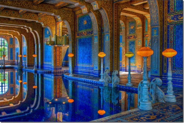 hearst castle indoor roman pool
