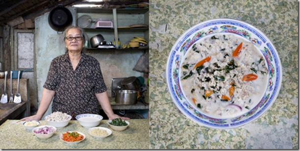 Carmen Alora, 70 years old, El Nido, Philippines. Kinunot, hark in coconut soup