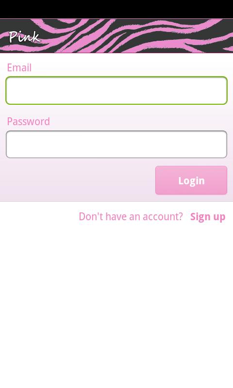 Pink Zebra for Facebook Screen 1