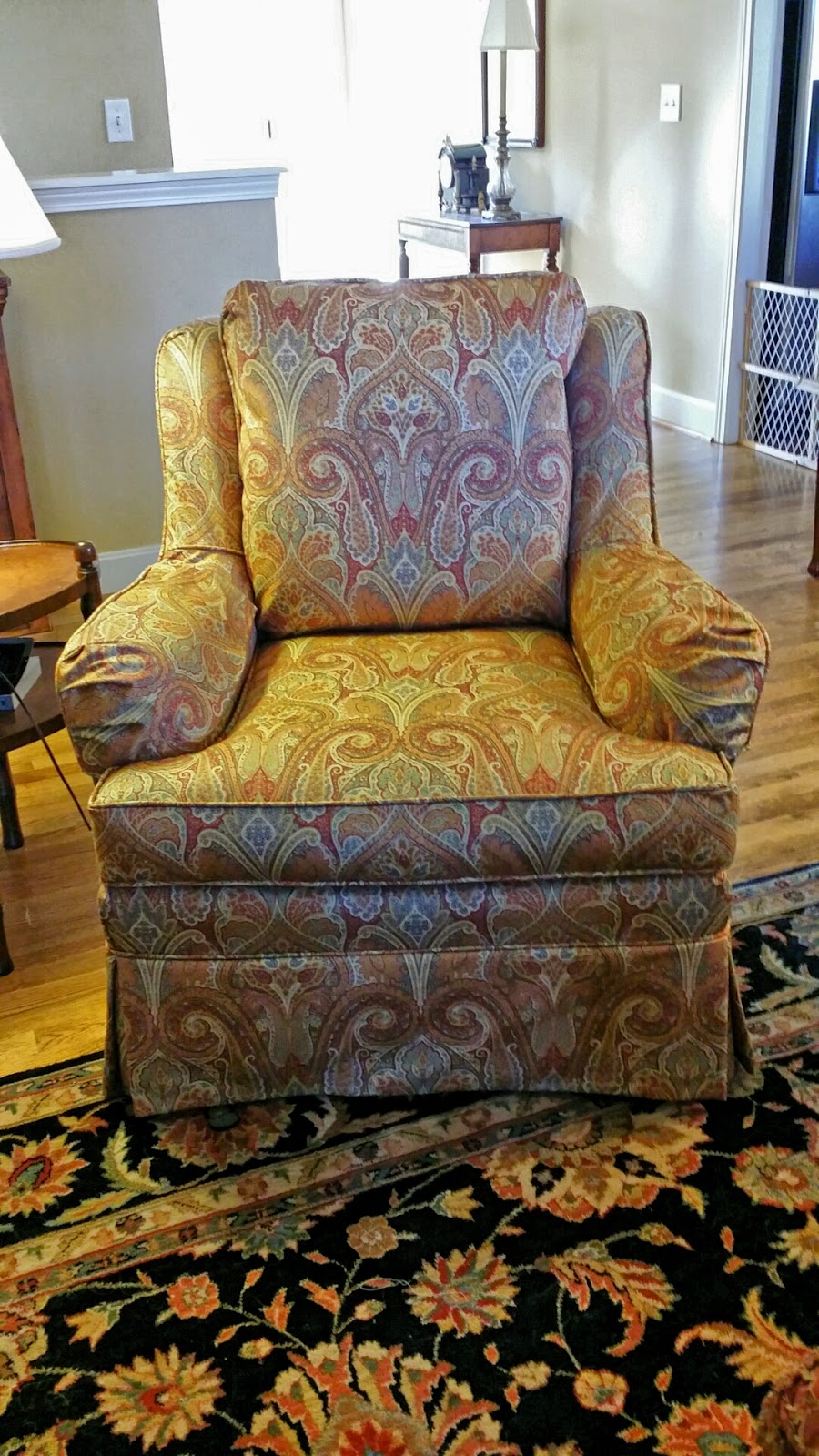 Custom Made Slipcovers Club Chair