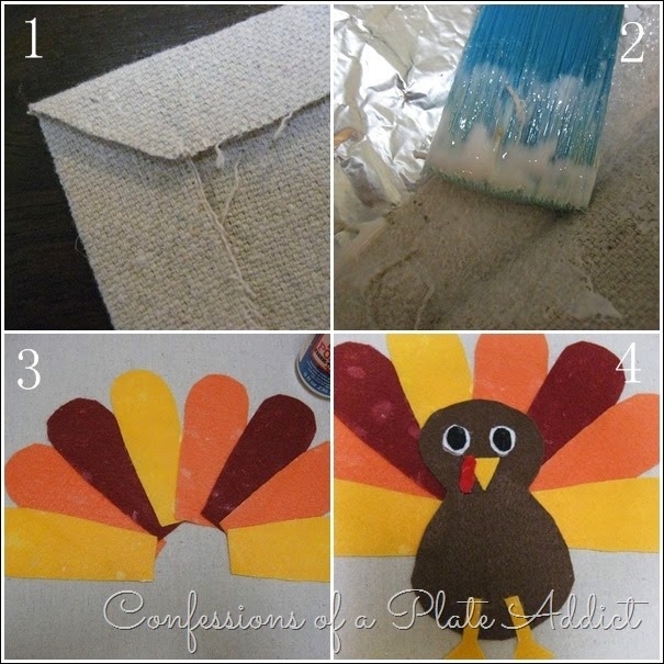 CONFESSIONS OF A PLATE ADDICT  No-Sew Thanksgiving Placemat Tutorial