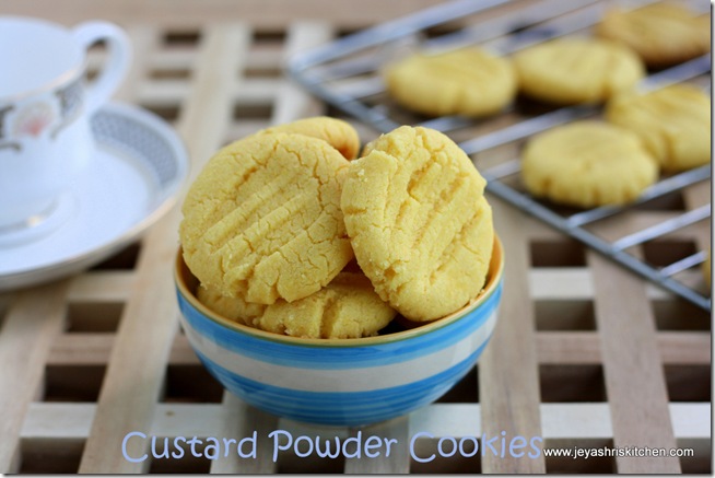 custard powder cookies custard powder cookies