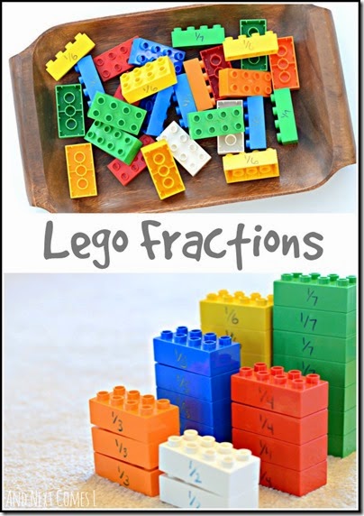 Teaching Fractions with Lego - this is a brilliant idea for helping visual learners really understand this math concept. Kids response so well to fun, tactile math teaching aids! Teaching Fractions with Lego - this is a brilliant idea for helping visual learners really understand this math concept. Kids response so well to fun, tactile math teaching aids!
