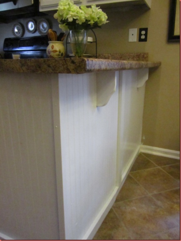 Kitchen Updates Bead Board Peninsula Made By Carli Kitchen Updates Bead Board Peninsula, Beadboard Kitchen Island Diy