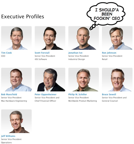 Apple exec profiles