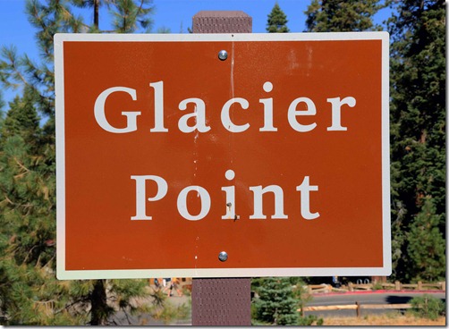 Glacier Point Sign